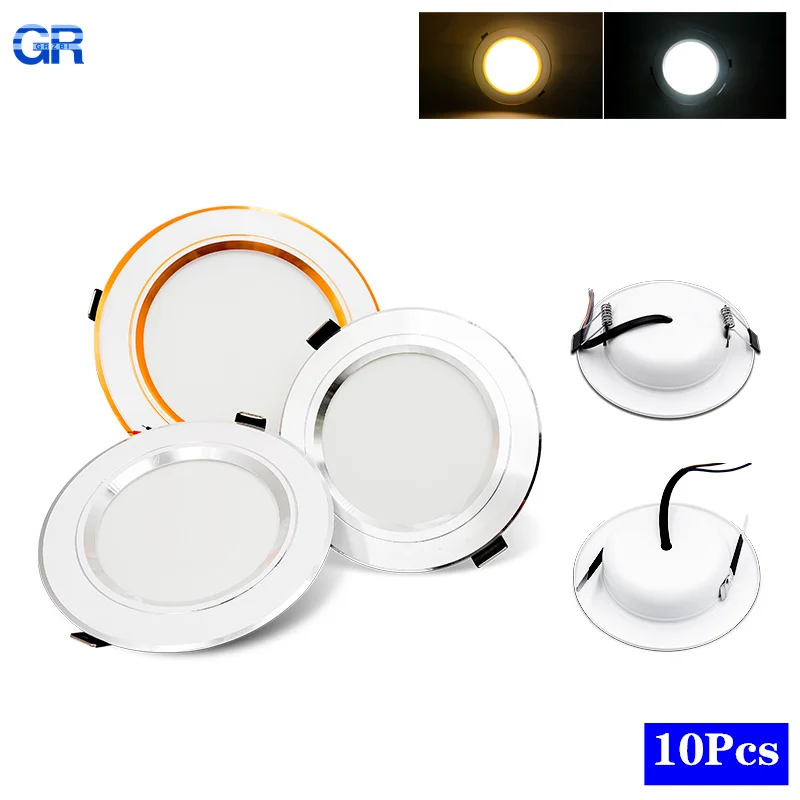 Home Of The Year Bathroom - 10 stks/partij Led Downlight AC 220