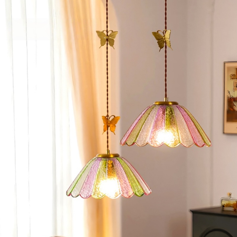Home Of The Year Bathroom - Moderne vintage aluminium koperen kroonluchter hanglamp