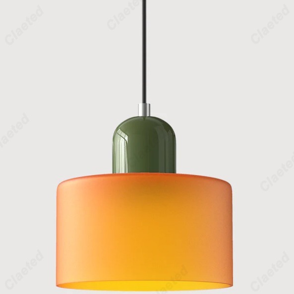 Home Of The Year Bathroom - Creatieve eenvoudige LED crèmekleurige glazen kroonluchter