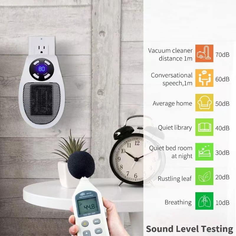 Home Bathroom Fan - Eco Plug-in elektrische verwarming Wandcontact Ruimteverwarmer