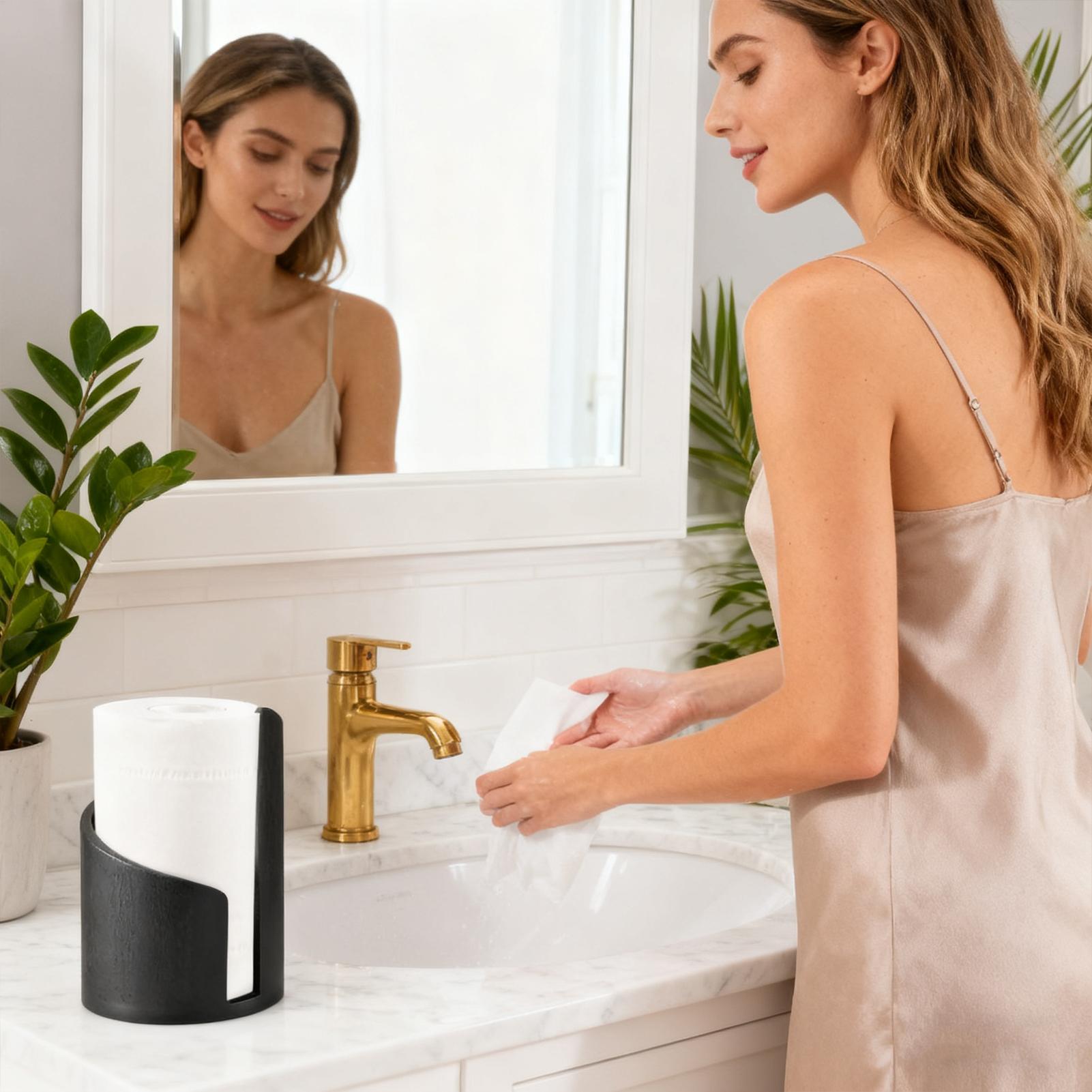 Home Bathroom Paper Towel Dispenser - Houten papieren handdoekhouder Boerderijdispenser Papieren handdoekhouder