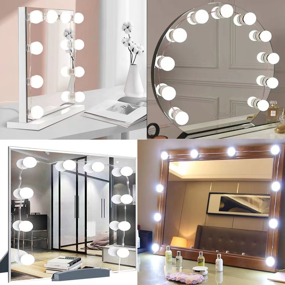 Home Bathroom Vanity - LED-lichtpasta spiegel make-up gloeilampen, make-upspiegel ijdelheid