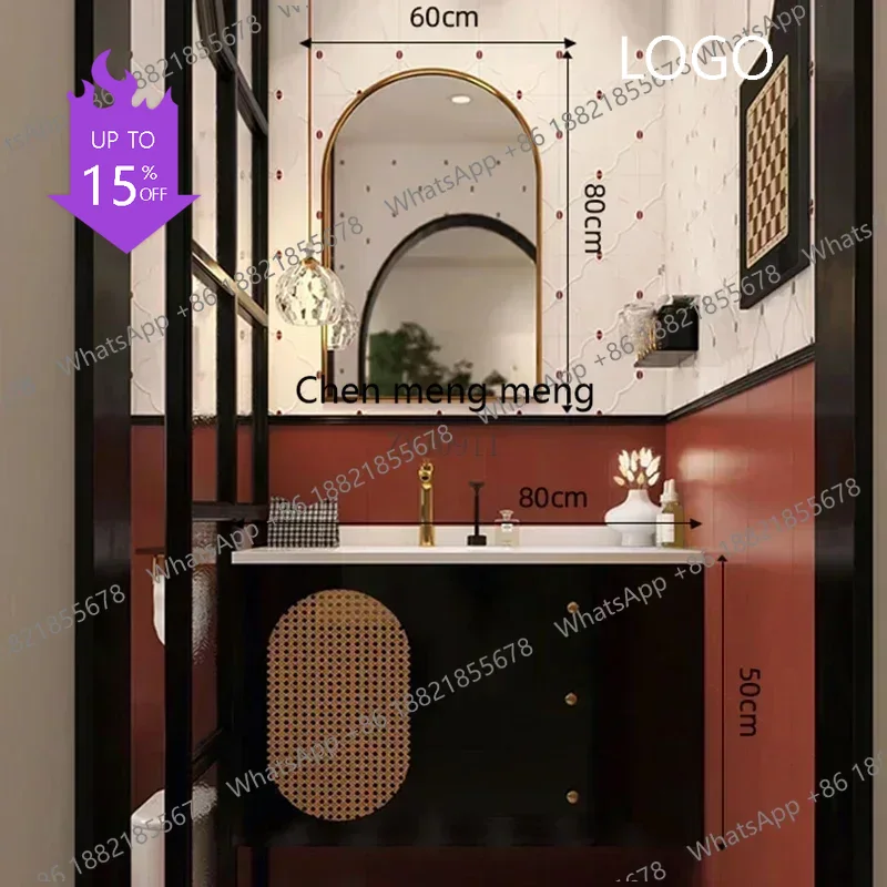 Home Bathroom Vanity - P3 Smalle meubels Gesloten opbergruimte Toiletkast