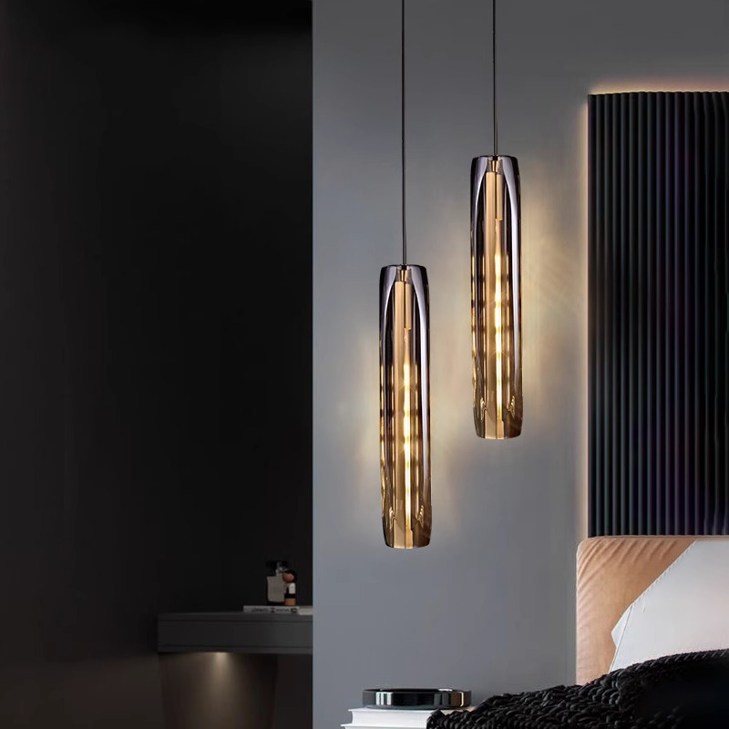 Home Of The Year Bathroom - Nordic Minimal LED-hanglampen Buisvormige kroonluchters Home