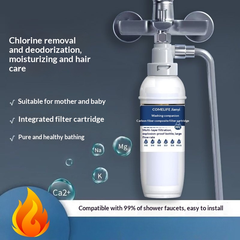 Home Bathroom Water Filter - Huishoudelijk voorfilter voor baden, badkamerkraanwater, douchekop