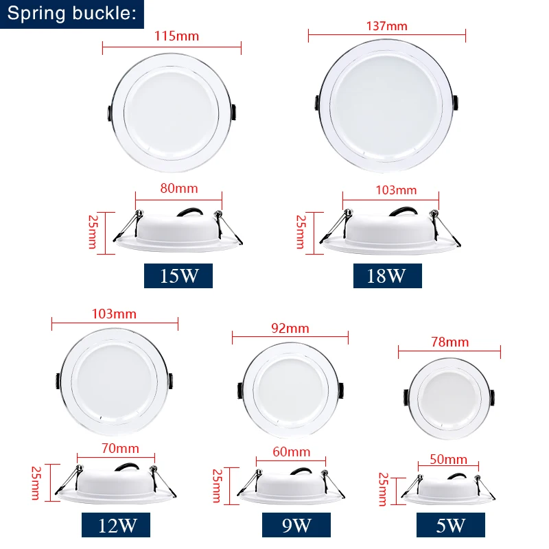 10 stks/partij Led Downlight A - Home Of The Year Bathroom recensie en prijs