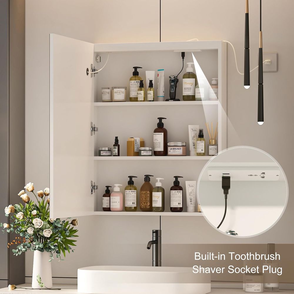 24x30 medicijnkastje met verli - Home Outlet Bathroom Mirrors recensie en prijs