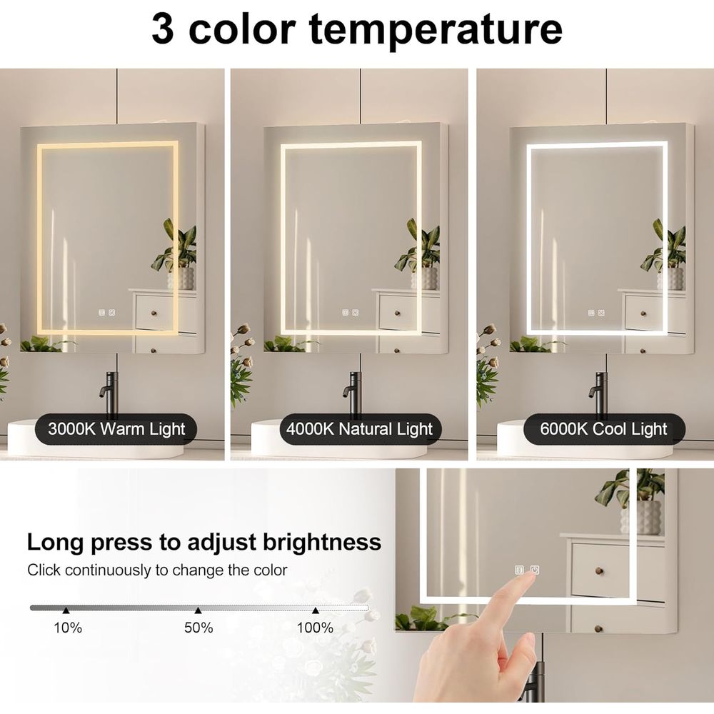 24x30 medicijnkastje met verli - Home Outlet Bathroom Mirrors recensie en prijs