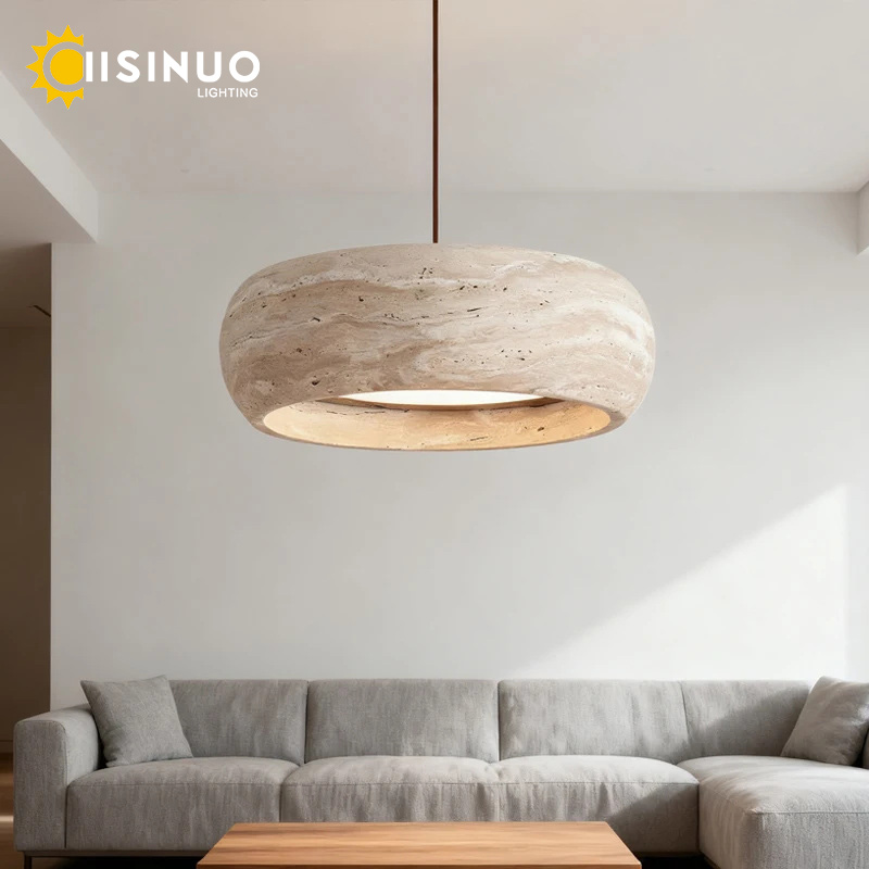 Wabi Sabi natuursteen hanglamp - Home Of The Year Bathroom recensie en prijs