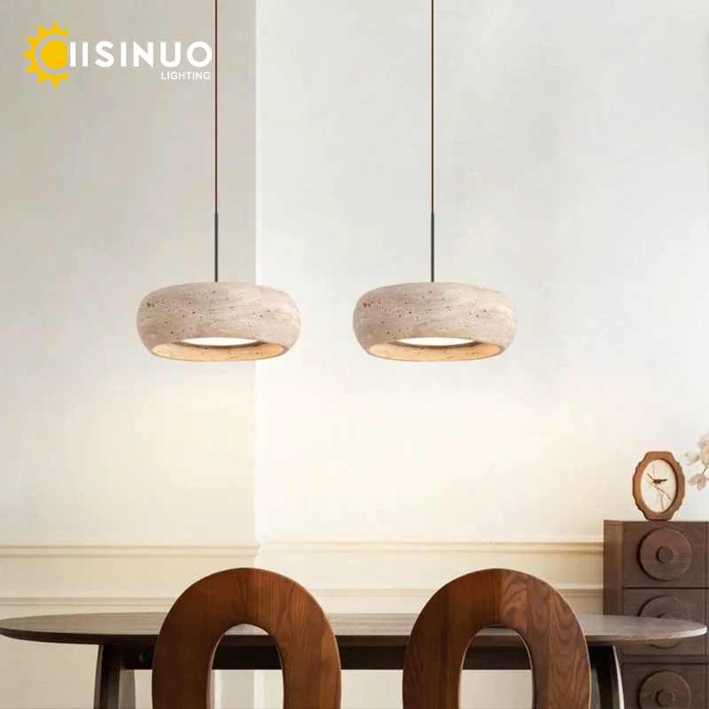 Wabi Sabi natuursteen hanglamp - Home Of The Year Bathroom recensie en prijs