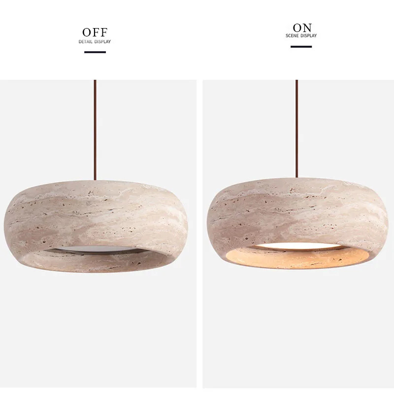 Wabi Sabi natuursteen hanglamp - Home Of The Year Bathroom recensie en prijs
