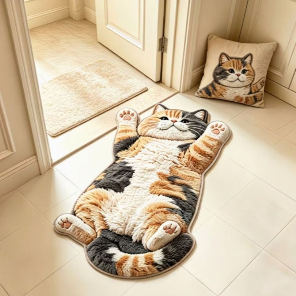 Zacht 2D kattenvormig vloerkle - Home Bathroom Carpet recensie en prijs