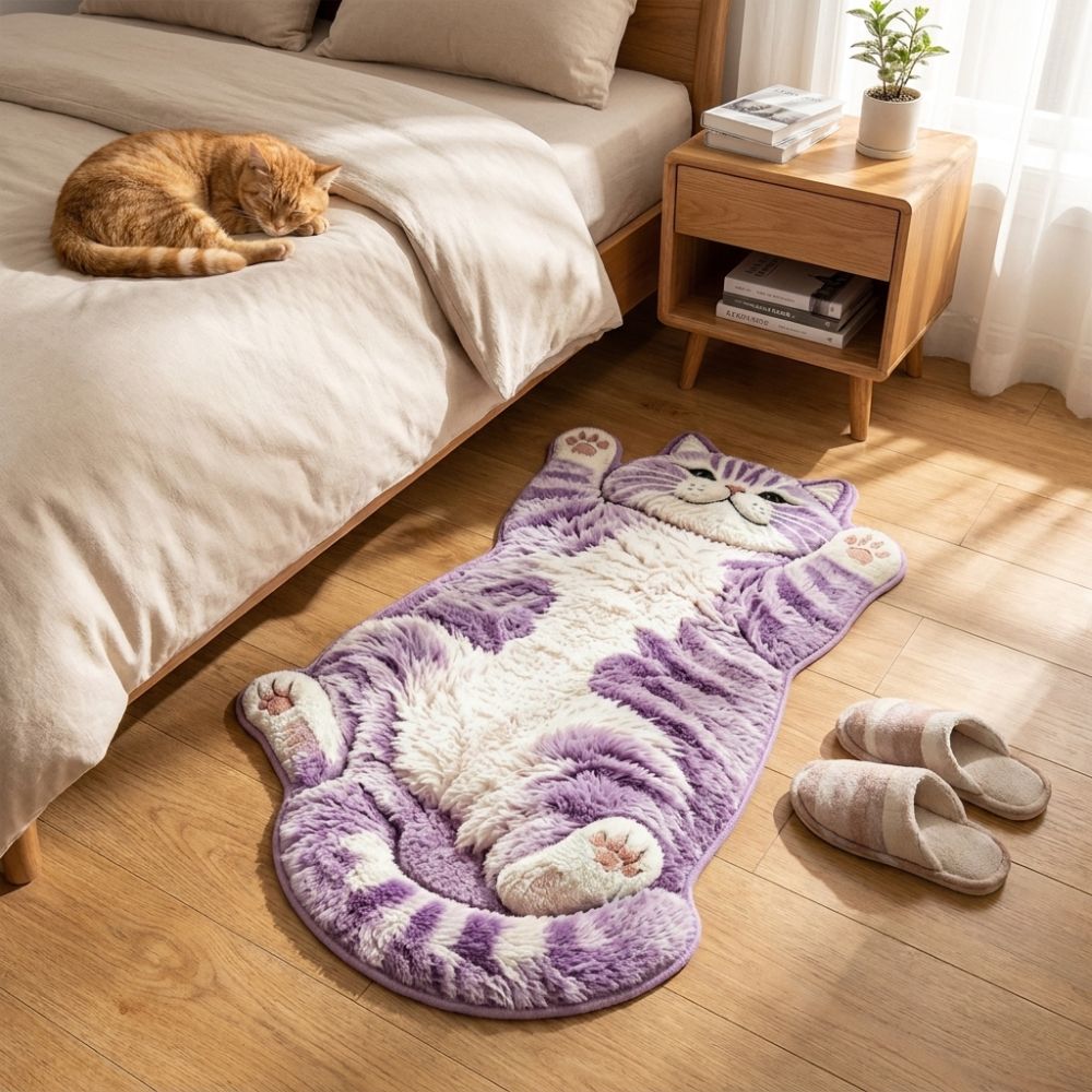 Zacht 2D kattenvormig vloerkle - Home Bathroom Carpet recensie en prijs