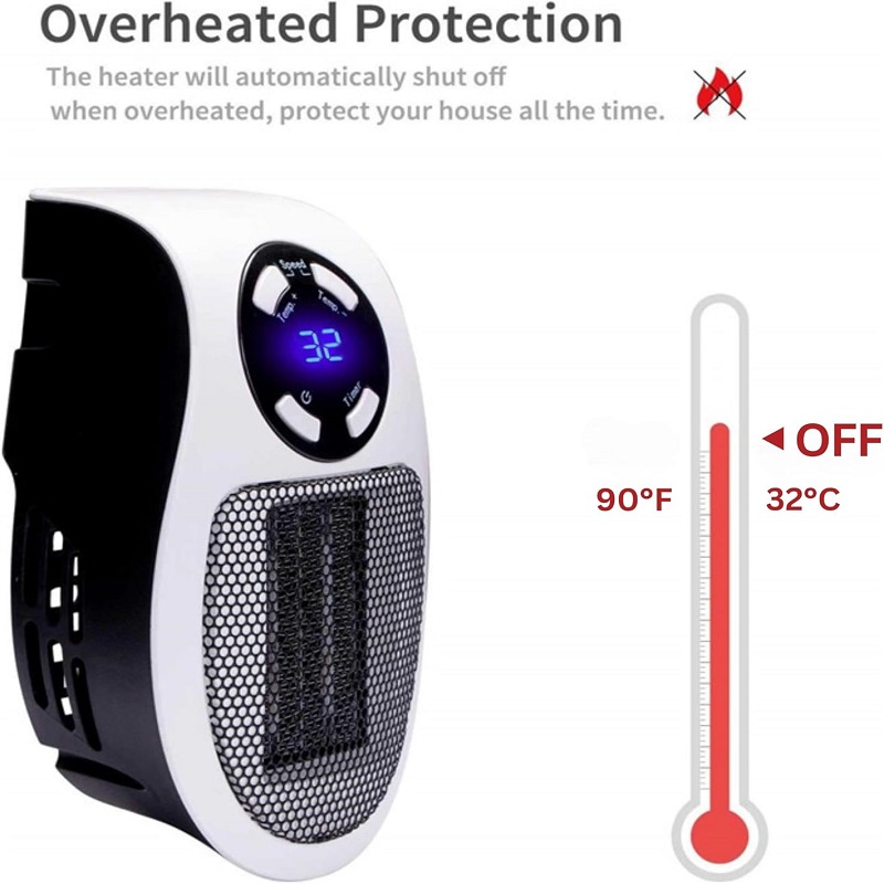 Eco Plug-in elektrische verwar - Home Bathroom Fan recensie en prijs