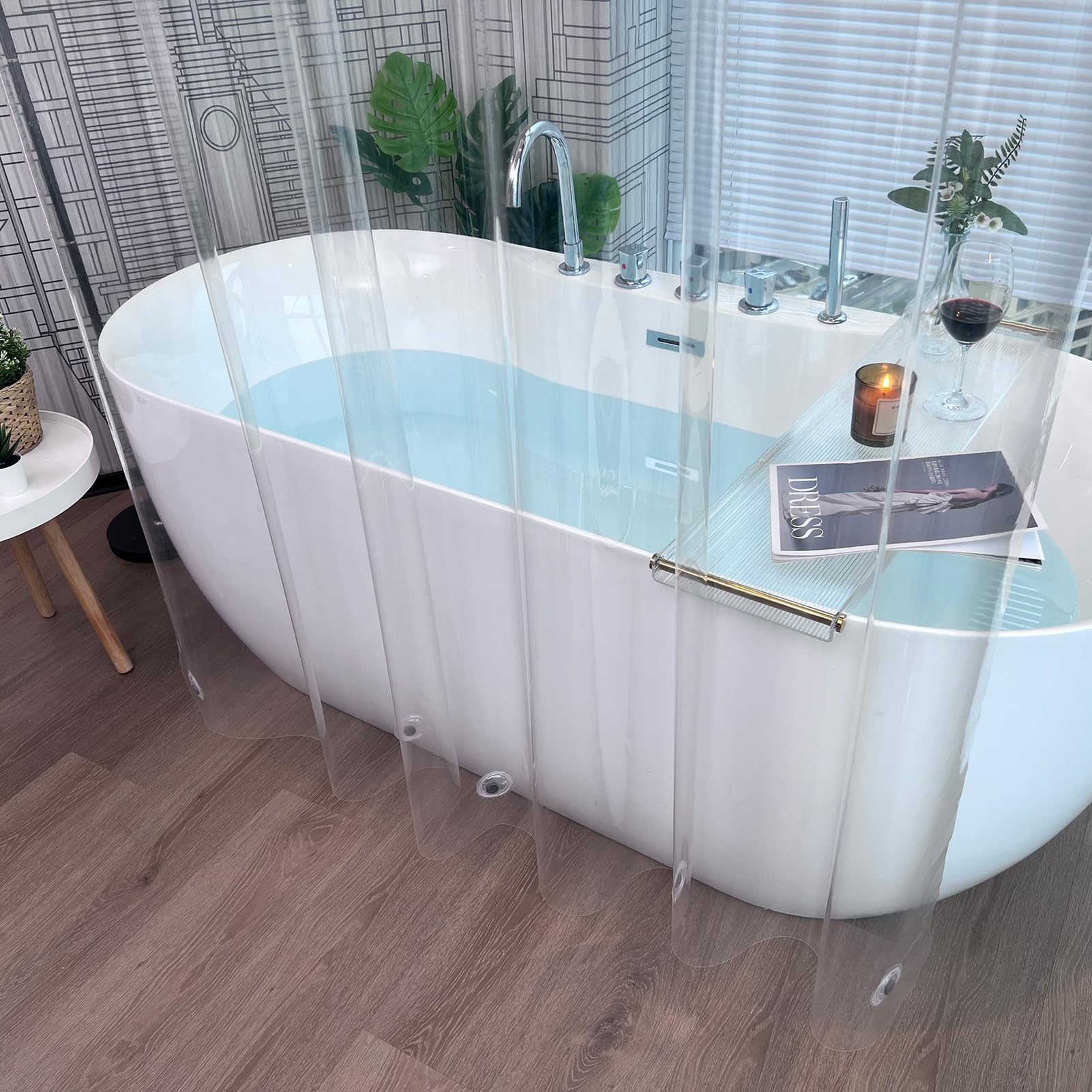 Transparante, waterdichte, sch - Shower Curtain Liner recensie en prijs