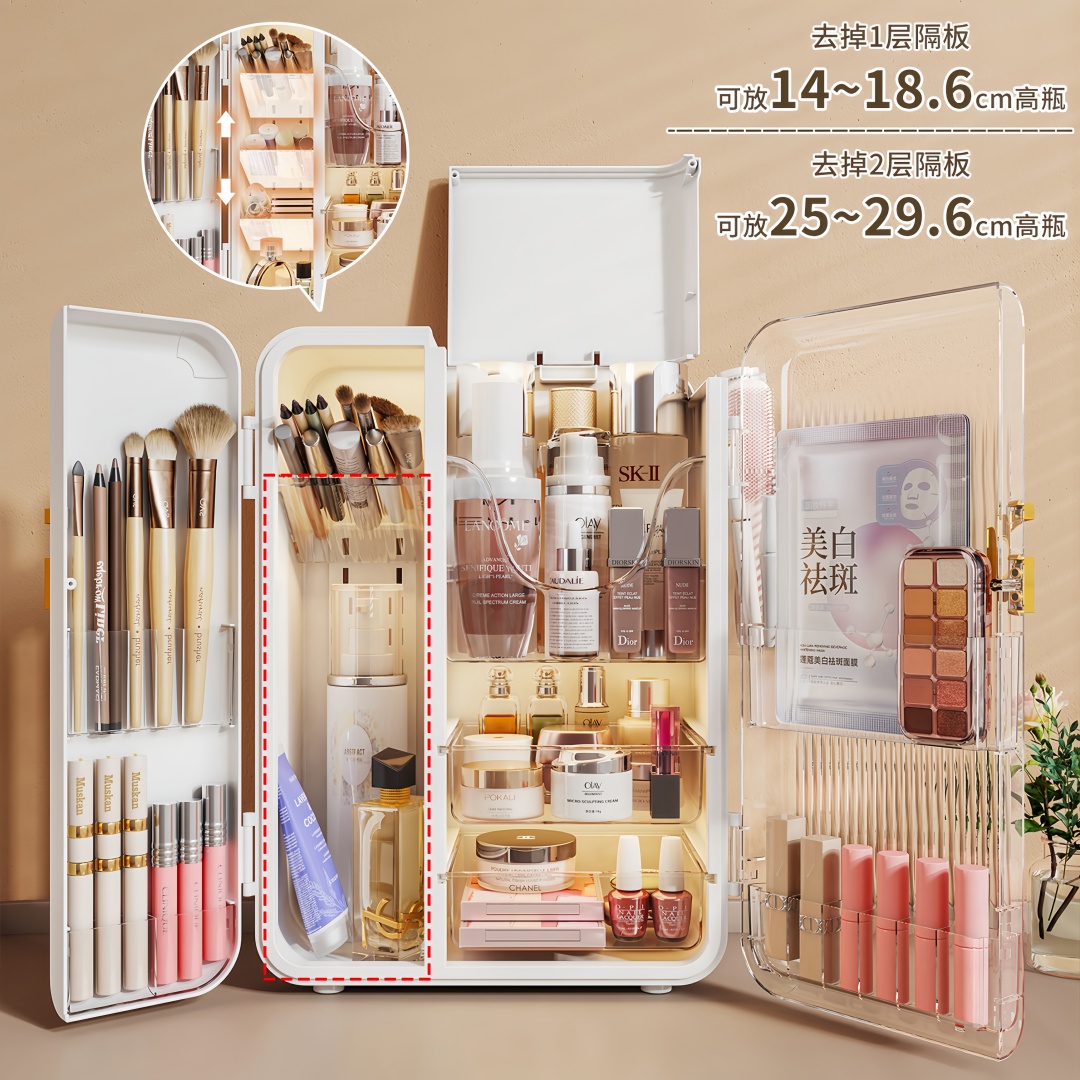 Acryl make-up opbergdoos met g - Home Bathroom Vanity recensie en prijs