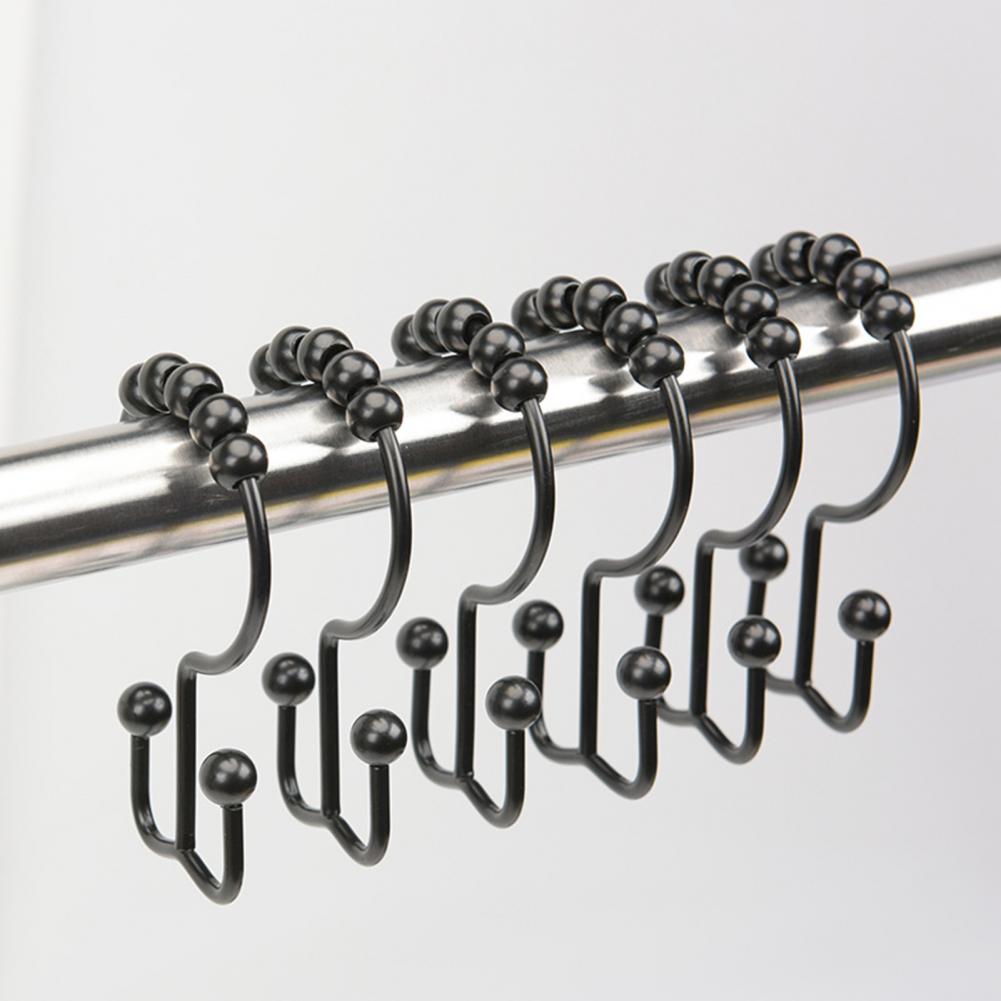 12-delige metalen douchegordij - Shower Curtain Liner recensie en prijs