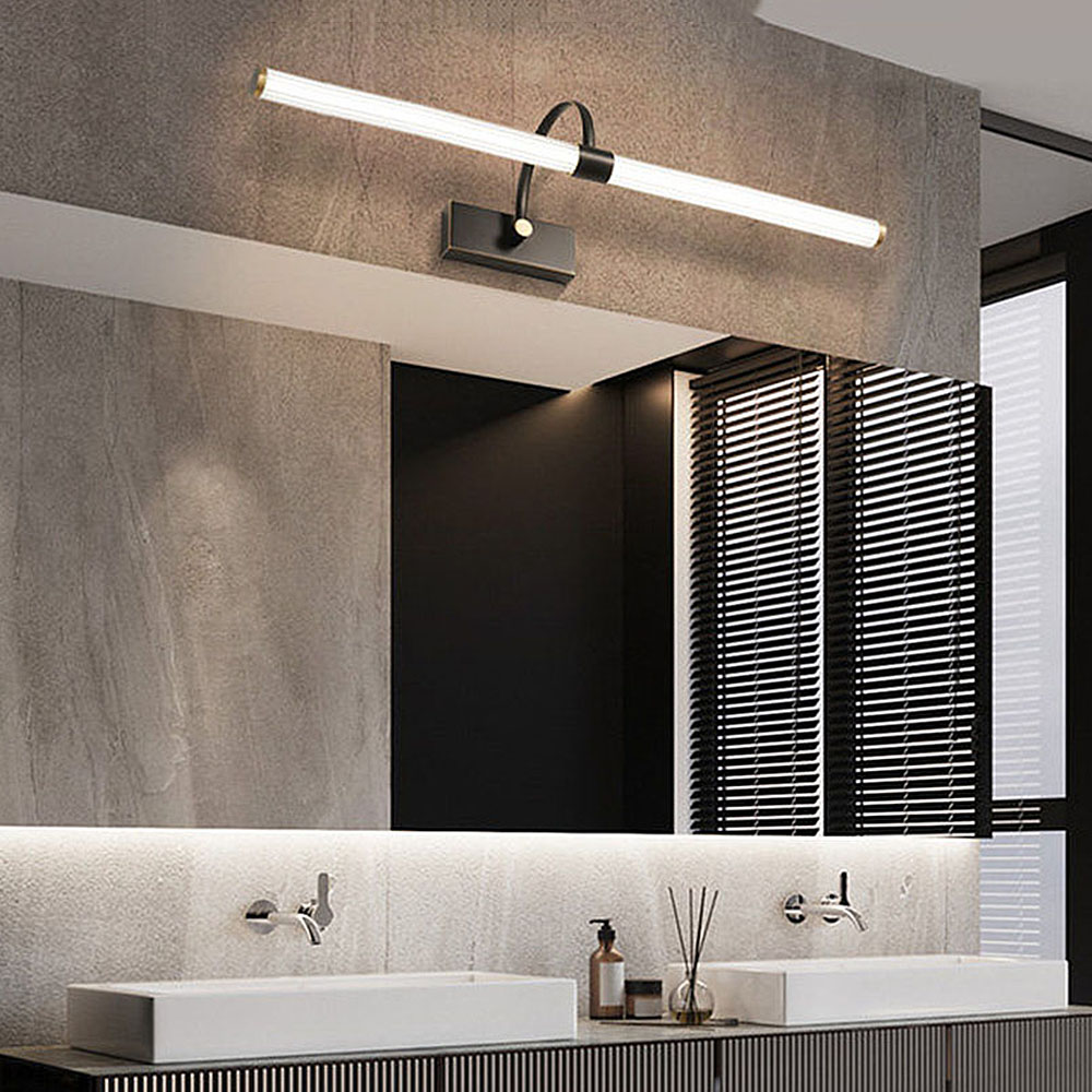 Moderne messing acryl LED wand - Home Bathroom Vanity recensie en prijs