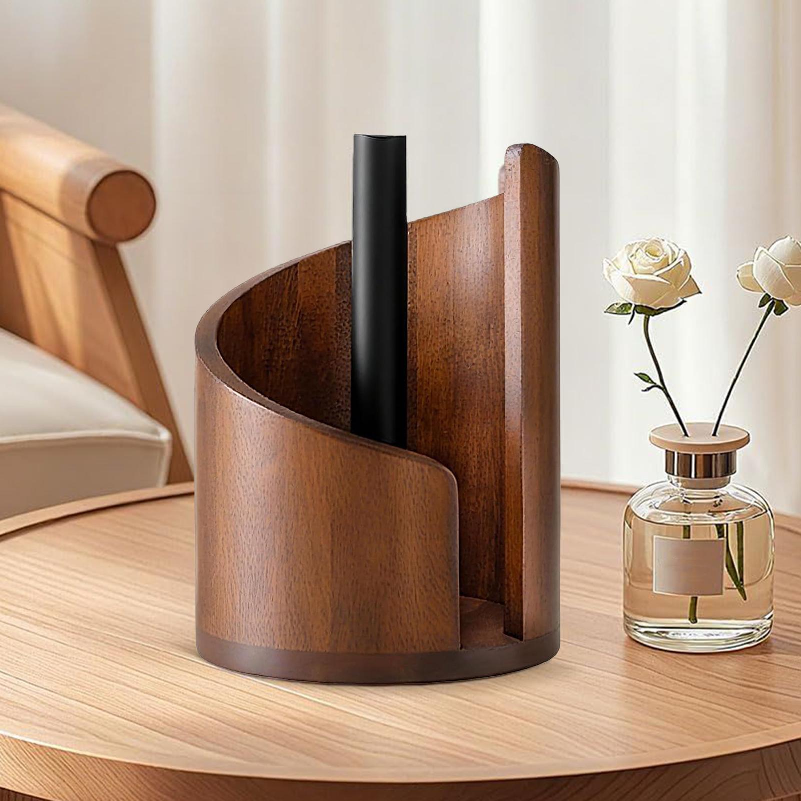 Houten papieren handdoekhouder - Home Bathroom Paper Towel Dispenser recensie en prijs