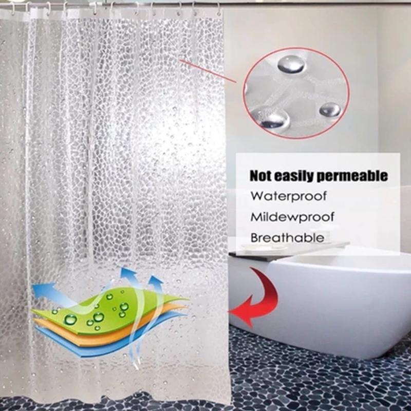 PEVA Grind Douchegordijn Trans - Shower Curtain Liner recensie en prijs