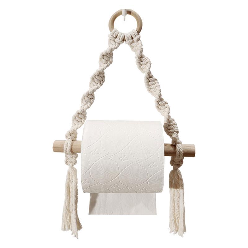 Hand Geweven Wc Papier Houder  - Home Bathroom Paper Towel Dispenser recensie en prijs