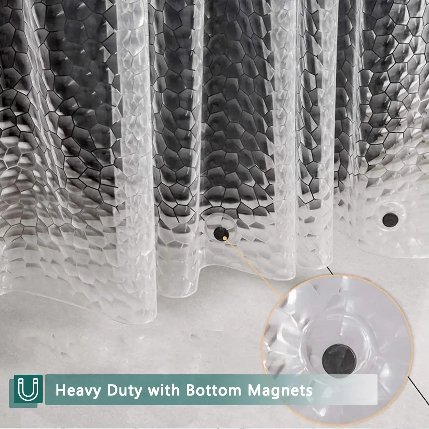 3D Water Cube Douchegordijnvoe - Shower Curtain Liner recensie en prijs