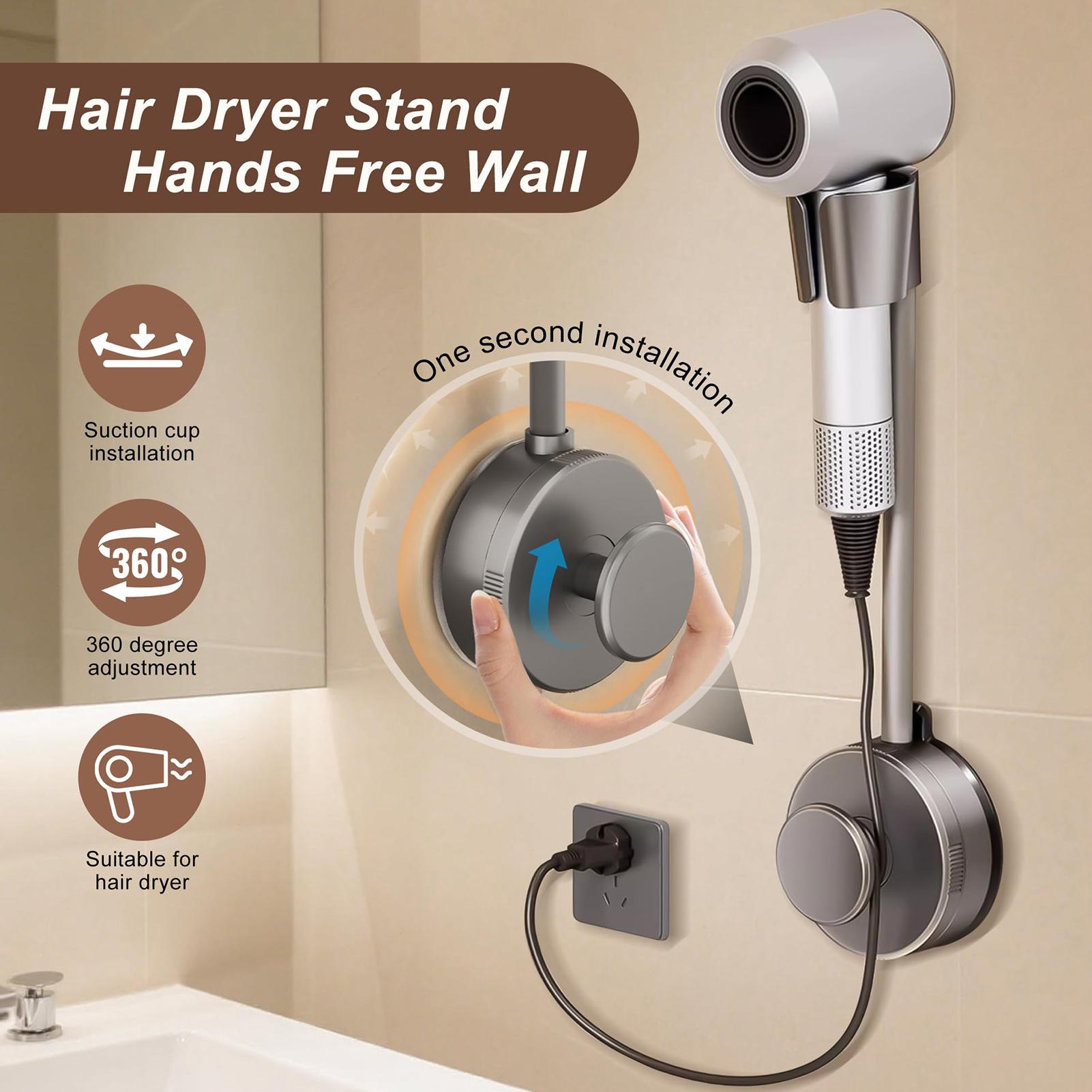 Haar Diffuser Stand 360-graden - Home Bathroom Hand Dryer recensie en prijs