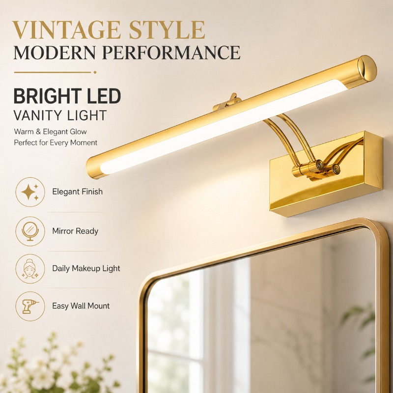40cm 55cm 70cm Vintage LED Spi - Home Bathroom Vanity recensie en prijs