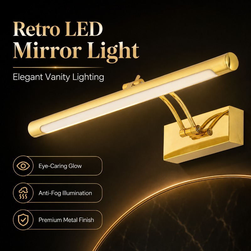 40cm 55cm 70cm Vintage LED Spi - Home Bathroom Vanity recensie en prijs