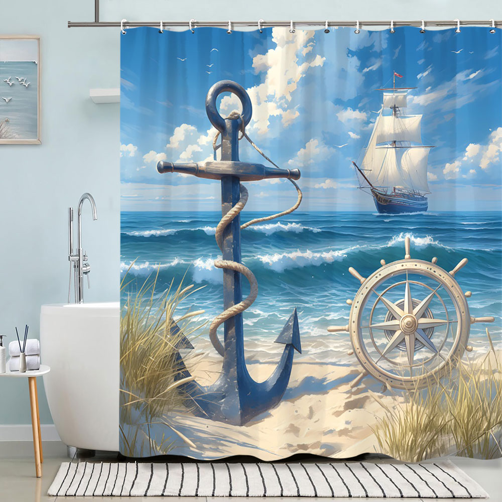 Schildpad Douchegordijn Zomer  - Shower Curtain Liner recensie en prijs