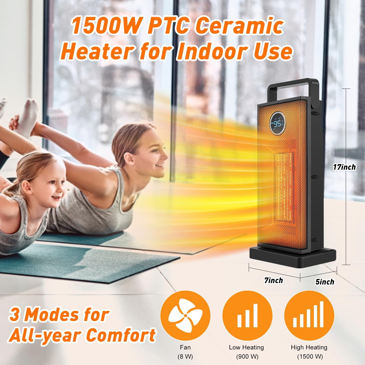 Kamerverwarming 1500W Grote Dr - Home Bathroom Fan recensie en prijs