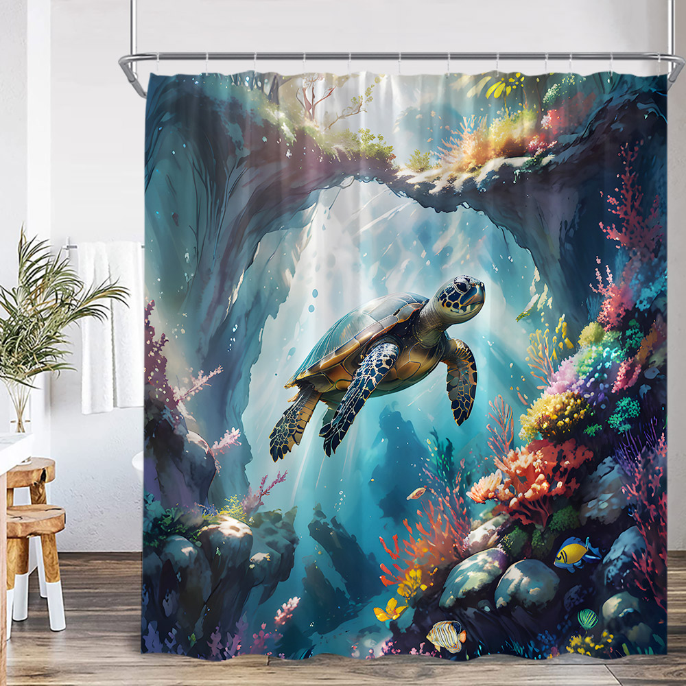 Zeedieren Douchegordijn 3D Dol - Shower Curtain Liner recensie en prijs