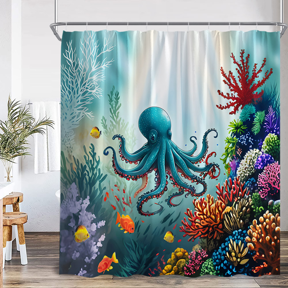 Zeedieren Douchegordijn 3D Dol - Shower Curtain Liner recensie en prijs
