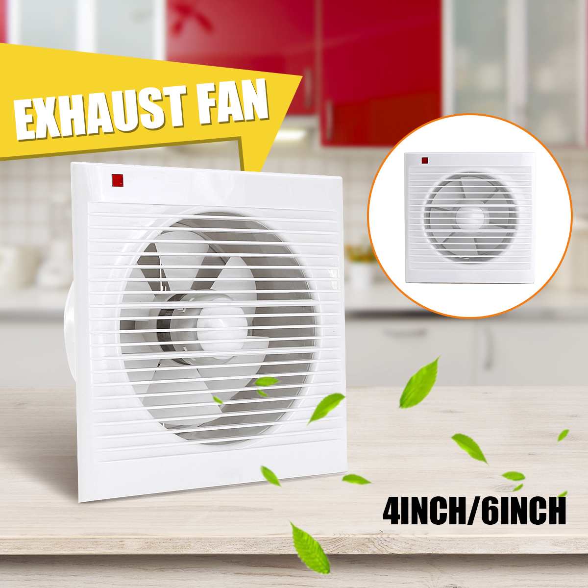 4 Inch 6 Inch 8 Inch 220 V Mut - Home Bathroom Fan recensie en prijs