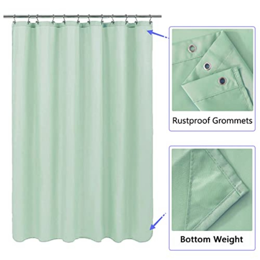 Douchegordijnvoering van stof  - Shower Curtain Liner recensie en prijs