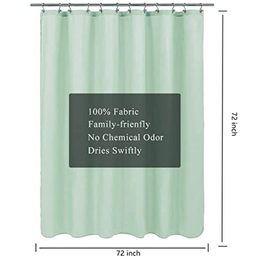 Douchegordijnvoering van stof  - Shower Curtain Liner recensie en prijs